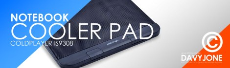 Notebook Cooler Pad Coldplayer IS9308