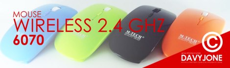 Mouse Wireless 2.4 Ghz 6070